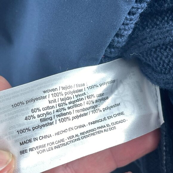 Bass Outdoor Navy Full-Zip Hoodie Sweater XXL  Blend Mens  5580 NWT - Picture 5 of 9